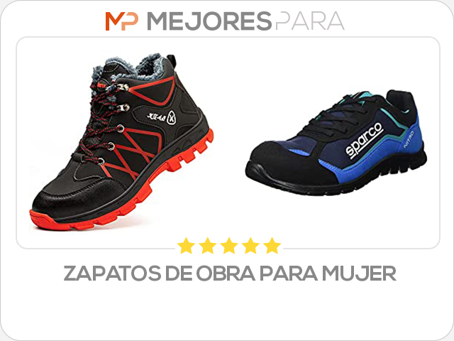 zapatos de obra para mujer