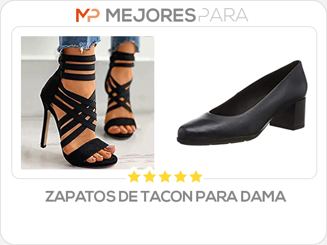 zapatos de tacon para dama