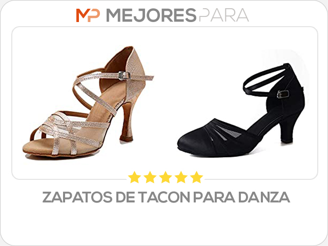 zapatos de tacon para danza