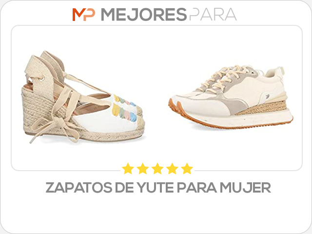 zapatos de yute para mujer