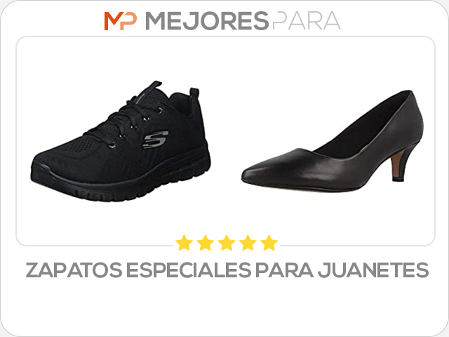 zapatos especiales para juanetes