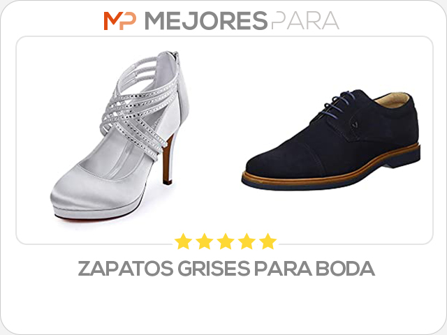 zapatos grises para boda