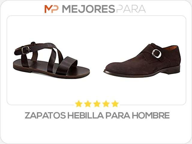 zapatos hebilla para hombre