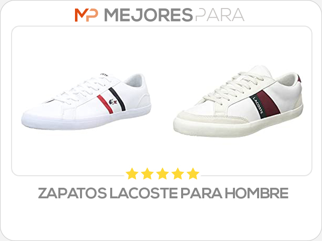 zapatos lacoste para hombre