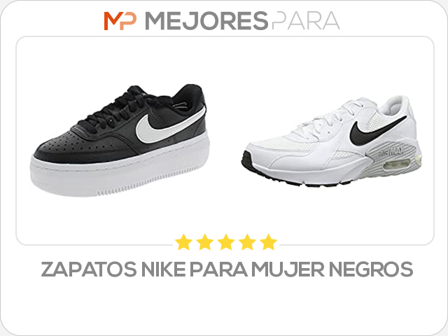 zapatos nike para mujer negros