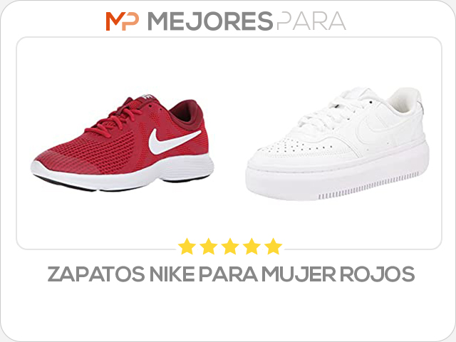 zapatos nike para mujer rojos