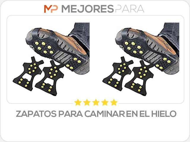 zapatos para caminar en el hielo