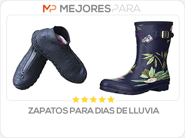 zapatos para dias de lluvia