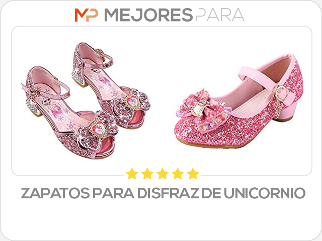 zapatos para disfraz de unicornio