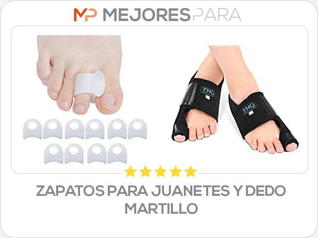 zapatos para juanetes y dedo martillo