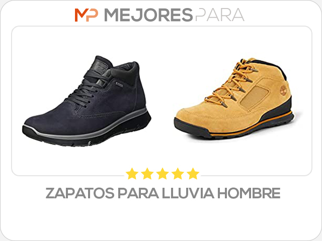 zapatos para lluvia hombre