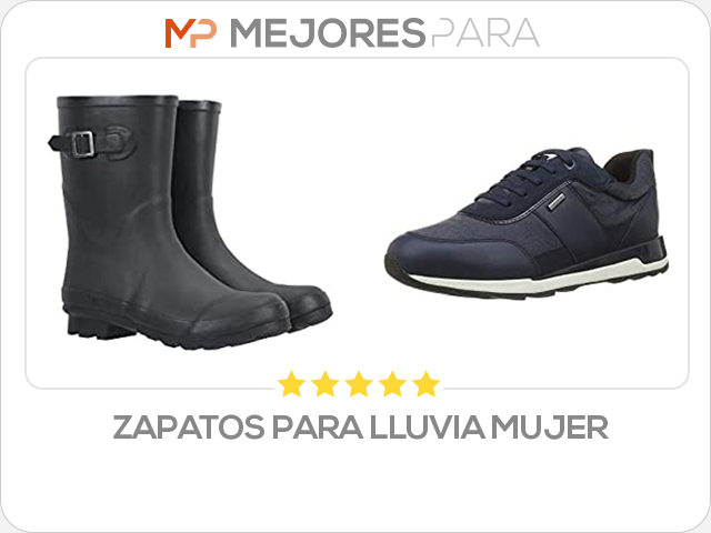 zapatos para lluvia mujer