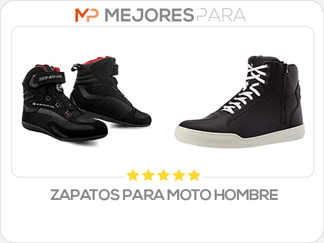 zapatos para moto hombre