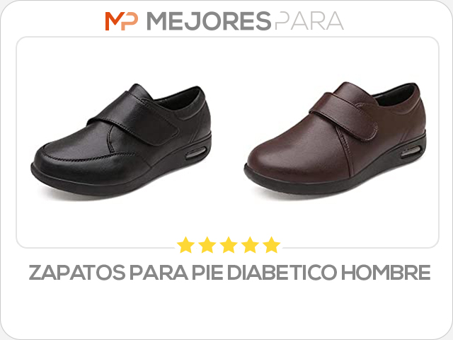 zapatos para pie diabetico hombre