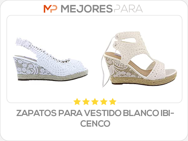 zapatos para vestido blanco ibicenco