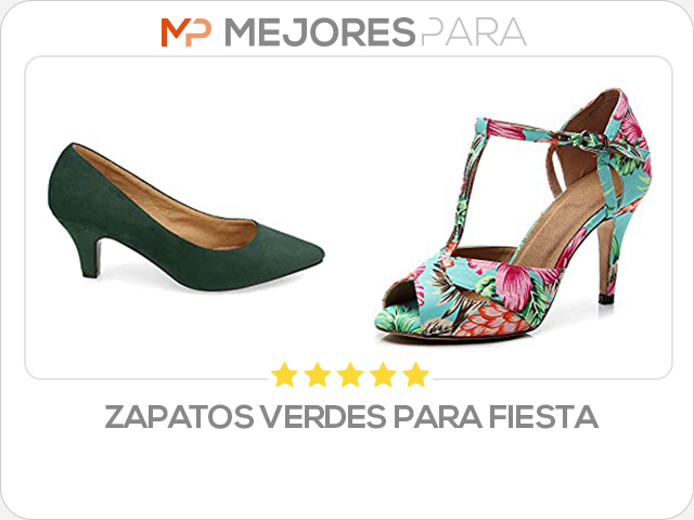 zapatos verdes para fiesta