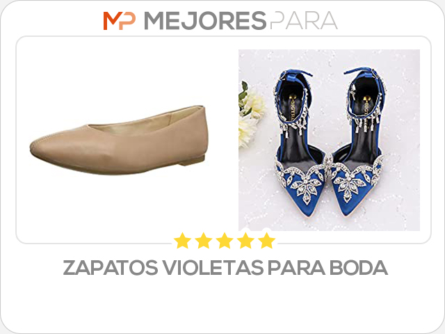 zapatos violetas para boda