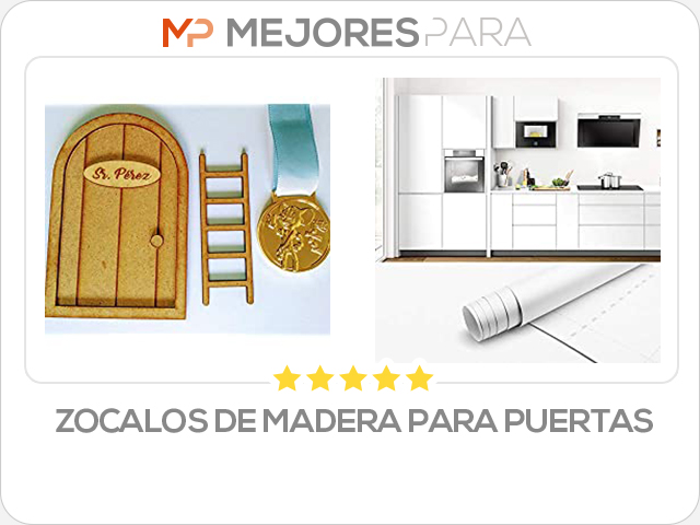 zocalos de madera para puertas