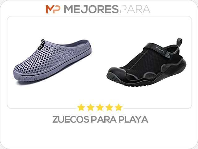 zuecos para playa